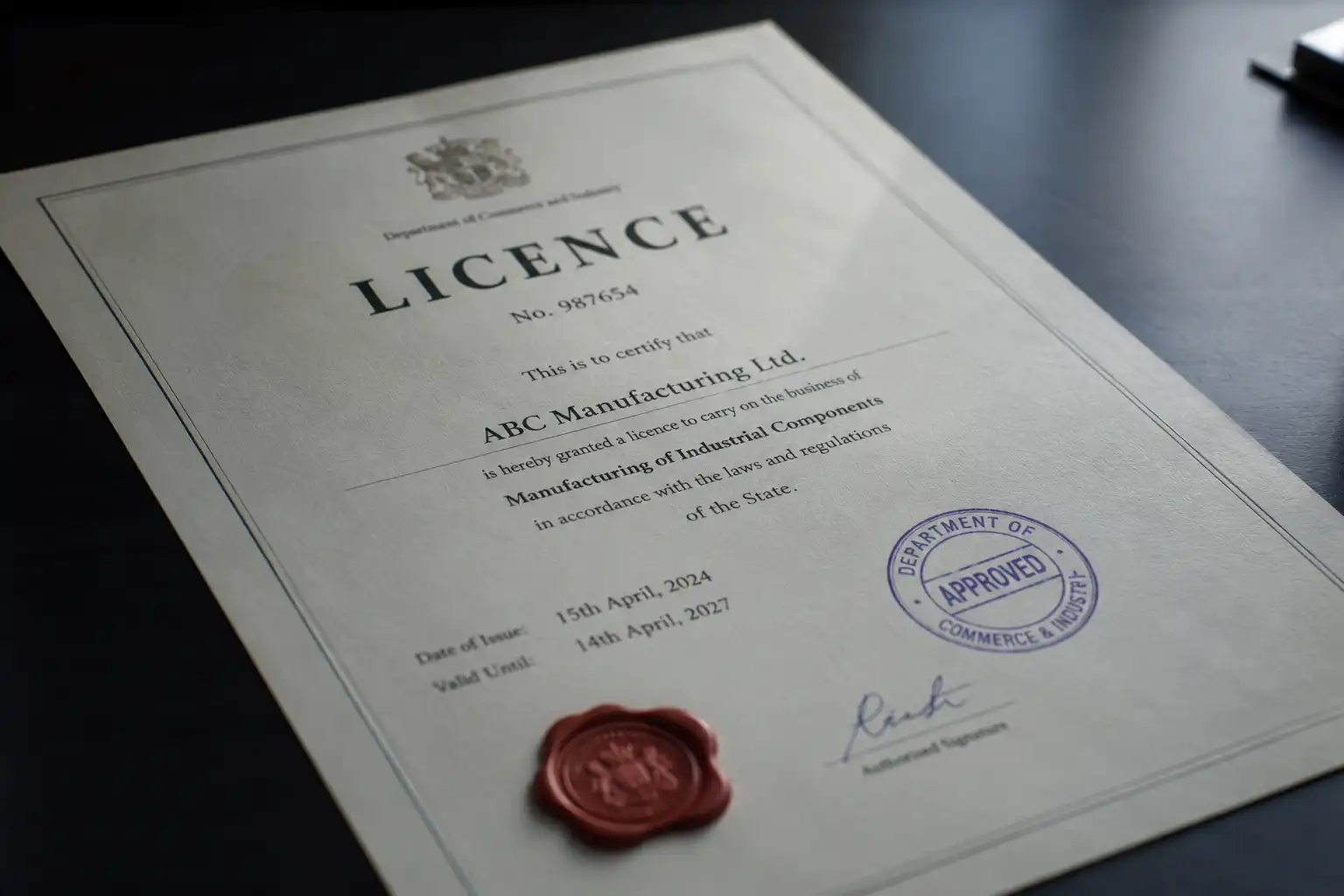 A licence document with the Curaçao seal illustrating the Betti Casino Curaçao licence after the LOK reform